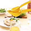 ZEYUAN Manual Juicer Citrus Lemon Squeezer,Fruit Juicer Lime Press Metal,Professional Hand Juicer Kitchen Tool(yellow）