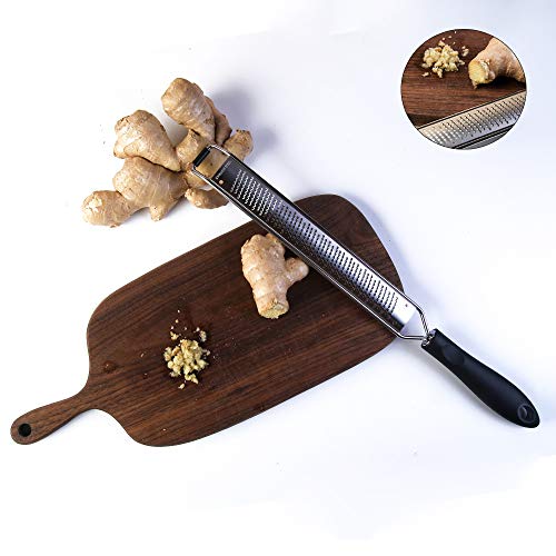 Zester Lemon Zester Parmesan Grater Stainless Steel, Protective Cover Dishwasher Safe