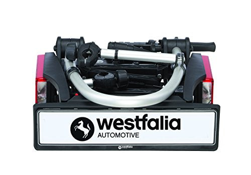 Westfalia BC 60 Bike Rack for The Trailer Hitch | Towbar Carrier for 2 Bicycles | Suitable for E-Bikes | Foldable