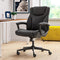 Serta Style Hannah II Office Chair, Bonded Leather, Black