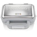 Breville DuraCeramic Waffle Iron | Non-Stick Coating and Easy Cleaning + Deep Removable Plates | Grey/Silver | [VST072X]
