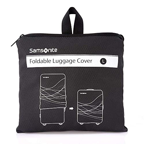 Samsonite Printed Luggage Cover, Black, Medium, Printed Luggage Cover