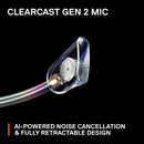 SteelSeries Arctis Nova Pro Wireless + Bluetooth - PC, PlayStation & Switch - Active Noise Cancellation - Dual 36+ Hour Battery System - AI-Powered Noise-Cancelling ClearCast Gen 2 Microphone