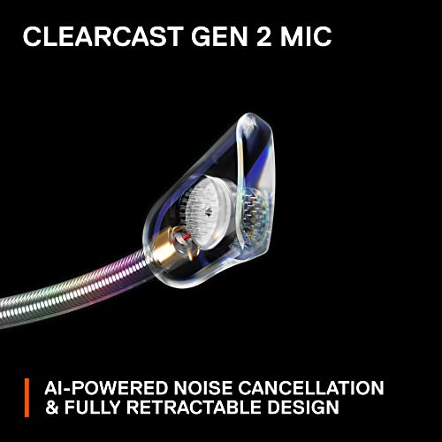 SteelSeries Arctis Nova Pro Wireless + Bluetooth - PC, PlayStation & Switch - Active Noise Cancellation - Dual 36+ Hour Battery System - AI-Powered Noise-Cancelling ClearCast Gen 2 Microphone