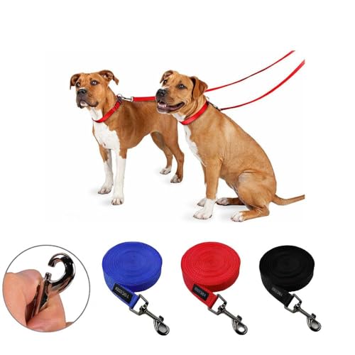 Dog Training Leash 50ft, 30ft, 20ft, and 15ft Long Leads, for Dog Training | Extra Long Line Dog Leash with Handle Great for Puppies & Dogs Training |Dog Leash| Nylon Durable Traction Rope