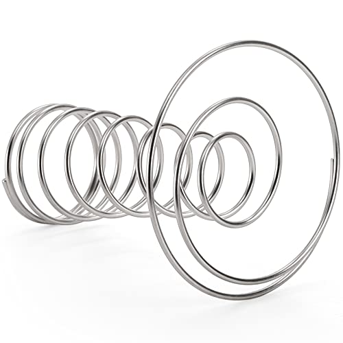 ZEAYEA 8 Pack Ice Cream Cone Holders, Stainless Steel Waffle Cone Holders, Pizza Cone Holders, Food Cone Display Stands for Kitchen Restaurant Party Supplies
