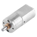 Reduction Motor, DC 12V High Torque Electric Gear Reduction Motor 15~200RPM Outer Diameter 20MM Motor Tool Electric Gear Box(12V 15RPM)