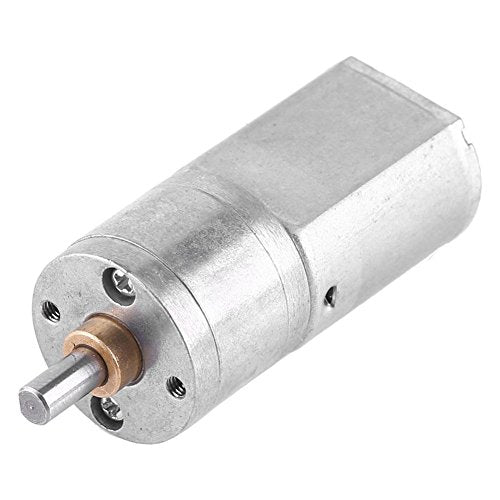 Reduction Motor, DC 12V High Torque Electric Gear Reduction Motor 15~200RPM Outer Diameter 20MM Motor Tool Electric Gear Box(12V 15RPM)