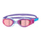 Zoggs Unisex-Youth Phantom Elite Mirror Swimming Goggle,Pink/Purple/Mirror,s (6-14 Years)