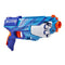 NERF Elite - Reflex Blue Disruptor Blaster - Rotating Drum - 6 Official Nerf Elite Darts - Slam Fire Action - Amazon Exclusive - Outdoor Games and Toys for Kids - Boys and Girls - F2697 - Ages 8+, Multicolour, One Size