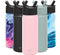 Simple Modern 530mL Summit Water Bottle with Straw Lid - Gifts for Kids Travel Hydro Vacuum Insulated Flask Double Wall Liter - 18/8 Stainless Steel -Blush Red