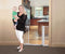 Dreambaby Chelsea Xtra-Wide Hallway Auto-Close Security Gate, White,