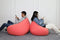 ZDZDY Bean Bag Chair Cover Only for Kids and Adults Beanbag Replacement Outer (No Filler) Washable Cover (Red, 35.4"×43.3")