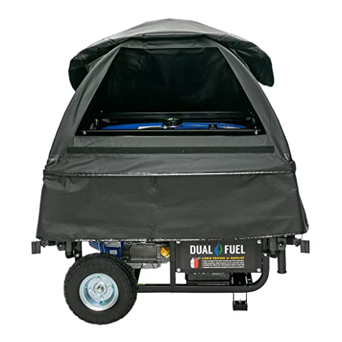 GenTent Generator Running Cover - Universal Kit (Extreme, Black) - for Open Frame Portable Generators