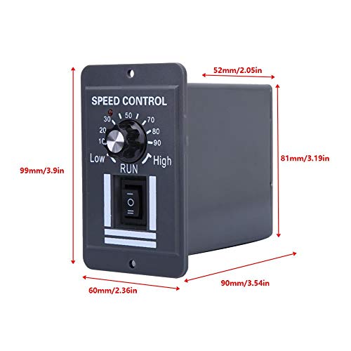 12-60V 40A PWM DC Motor Speed Controller, Brush Motor Speed Controller CW CCW Reversible Switch, Electrical Motor Controls