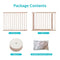 10 Panels Baby Playpen Fence Pen Safety Gate Activity Centre Pet Dog Cat Enclosure Barrier Playground Pine Wood Portable Play Room