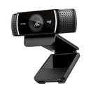 Logitech C922 Pro Stream 1080p Webcam Bundle with Ring Light and USB Hub (3 Items)
