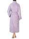 PAVILIA Premium Womens Plush Soft Robe Fluffy, Warm, Fleece Sherpa Shaggy Bathrobe, Lavender, Small-Medium