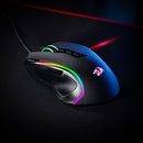 Redragon M612 Predator RGB Gaming Mouse, 8000 DPI Wired Optical Gamer Mouse with 11 Programmable Buttons & 5 Backlit Modes, Software Supports DIY Keybinds Rapid Fire Button