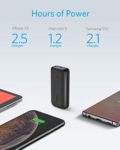 Anker PowerCore 10000 PD Redux, 10000mAh Power Bank USB-C Power Delivery (18W) Portable Charger for iPhone 12/iPhone 11/11 Pro / 11 Pro Max / 8 / X/XS Samsung S10, Pixel 3/3XL, iPad Pro 2018, and More