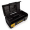 STANLEY DIY Toolbox Storage with 1 Touch Latch, 2 Lid Organisers for Small Parts, 16 Inch, 1-79-216