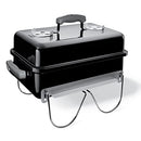 Weber Go-Anywhere Charcoal Black BBQ -Portable BBQ Grill for Outdoor Cooking, Camping, Backyard, Deck, Beach - Compact, Versatile, Portable Barbeque