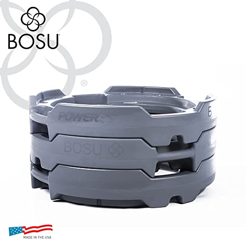 Bosu Powerstax Balance Trainer (Set of 3), Gray