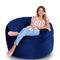 Bean Bag Chair 3' Memory Foam Bean Bag Chairs with Microfiber Cover for Adults (Blue)