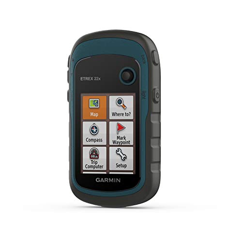 Garmin 010-02256-00 eTrex 22x, Rugged Handheld GPS Navigator, Black/Navy