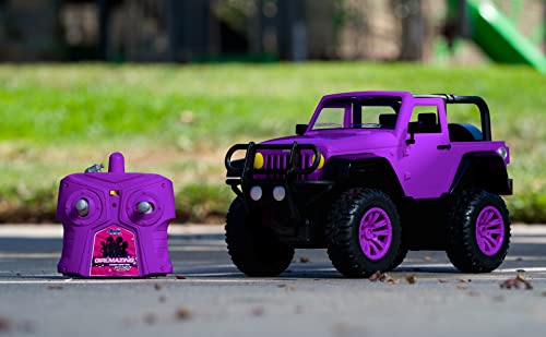 Jada Toys GIRLMAZING Big Foot Jeep R/C Vehicle (1:16 Scale), Purple