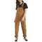 Dickies Women's Denim Bib Overall, Rinsed Brown Duck, Small
