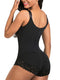 SHAPERX Women Fajas Colombianas Body Shaper Lace Zipper Open Bust Bodysuits Full Body Shapewear,SZ7200-Black-New-2XL