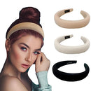 3PCS Fabric Headbands Solid Colors Hair Hoops Simple Hairbands Set Hair Barrettes Cute Head-wear Hair Accessories for Women and Girls (Multicolor3)