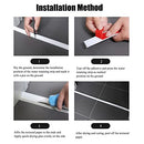 Solid Silicone Indoor Threshold Ramps, Rise Curb Ramp Portable Wheelchair Ramps Kerb Ramp, Portable Free Cut for Sweeping Robot/Bicycles/Disabled Chair,80x2x1.2cm(31.5x0.8x0.5inch)