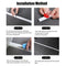 Solid Silicone Indoor Threshold Ramps, Rise Curb Ramp Portable Wheelchair Ramps Kerb Ramp, Portable Free Cut for Sweeping Robot/Bicycles/Disabled Chair,80x2x1.2cm(31.5x0.8x0.5inch)
