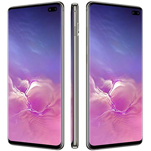 Samsung Galaxy S10+ Plus (128GB, 8GB) 6.4" AMOLED, Snapdragon 855, IP68 Water Resistant, Global 4G LTE (GSM + CDMA) T-Mobile Unlocked (AT&T, Verizon, Sprint, Metro) G975U (Prism Black)