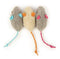 SmartyKat Skitter Critters Cat Toy Catnip Mice, 3/pkg