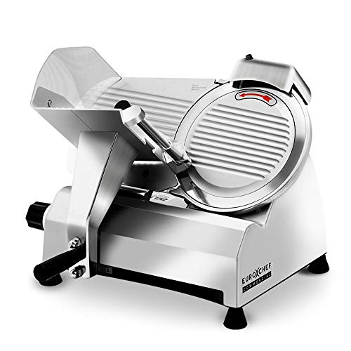 EuroChef Commercial Meat Slicer 10" Blade 320W Electric Multi-Purpose Stainless Steel Machine