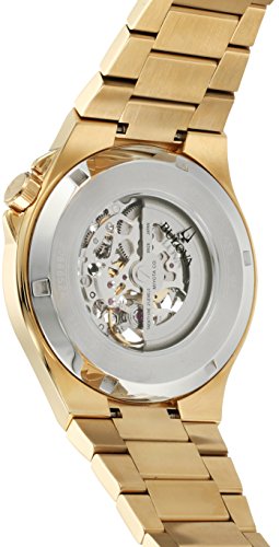 Bulova Men's Automatic-self-Wind Watch with Stainless-Steel Strap, Gold, 27 (Model: 98A178)