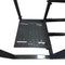 GTR Racing Simulator GTAF-BLK-S105LBKRD - GTA-F Model (Black) Triple or Single Monitor Stand with Black/Red Adjustable Leatherette Seat, Racing Simulator Cockpit Gaming Chair Single Monitor Stand