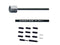 Shimano XT M8000 MTB Gear Cable Set, OPTISLICK Coated Inners, Black Y60198090