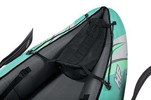 Bestway Hydro Force 2 Person Inflatable Kayak | Ventura Kayak Set with Hand Pump, Paddles and Storage Bag, Turquoise, 86 x 333 x 113 cm