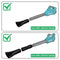 NOVINO 191B21-6 191L13-5 Adapter Pipe & 197889-6 Flat End Nozzle for Makita Blower XBU02Z- Makita X2 36V Hand Held Blower & XBU03-18V LXT Brushless Cordless Blower