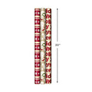 Hallmark Reversible Christmas Wrapping Paper (3 Rolls: 120 sq. ft. TTL) Merry Holidays, Snowflakes, Snowmen, Red Stripes
