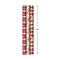 Hallmark Reversible Christmas Wrapping Paper (3 Rolls: 120 sq. ft. TTL) Merry Holidays, Snowflakes, Snowmen, Red Stripes