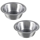 Petmaker Set of 2 Stainless-Steel Dog Bowls - Cage, Kennel, and Crate Dog Bowls Hanging for Food and Water - 8oz Each and Dishwasher Safe by