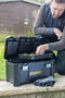 Stanley STST1-75521 Essential 19" Toolbox with Metal latches, Black/Yellow, Inch