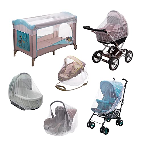 Stroller Cover, High-Density Mosquito Net for Stroller Carriers Car Seats Cradles, Universal Size