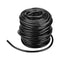 Joyzan Garden Watering Tube, I.D 4mm/O.D 7mm Blank Distribution Tubing Drip Irrigation Hose Water Tube Line Heavy Duty Supply Pipe DIY for Lawn Agriculture Hydroponics Misting System Automatic Black