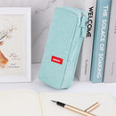 iSuperb Standing Pencil Case 6 Compartments Pencil Pouch Large Capacity Pen Bag Phone Holder Mobile Phone Bracket Stationery Pouch for Women